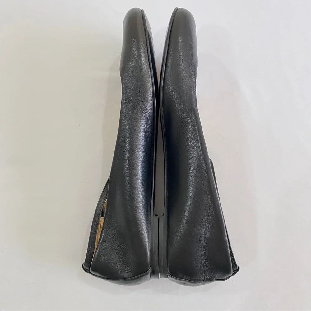 J.Crew Jayne T-Strap Chain Round Toe Flats 6.5